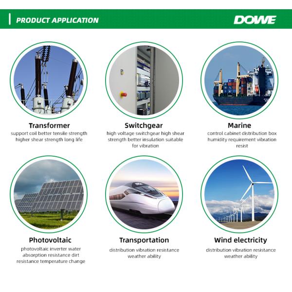 DOWE High Voltage Insulator Bushing Epoxy Resin Contact Box For 10kv Switchgear