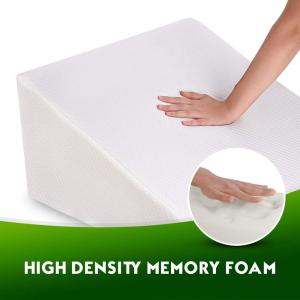 China Folding Wedge Support Pillow , Soft Memory Foam Triangle Pillow 60 * 40 * 18cm Size on sale