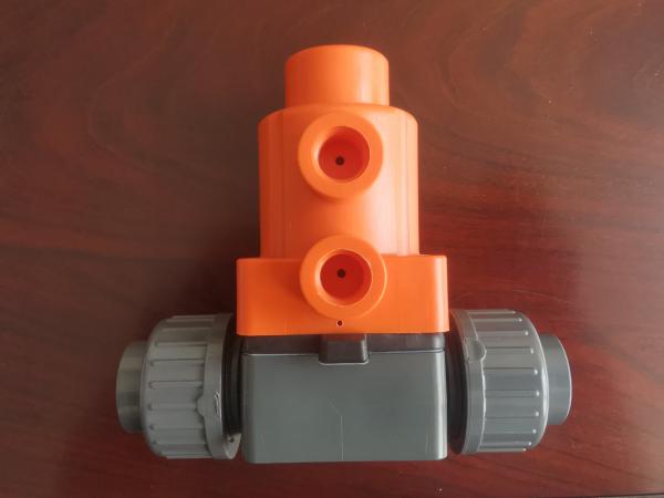 Quality PTFE MV308 Pneumatic Diaphragm Valve Grooved Connection With Actuator for sale