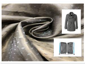 Soft Texture Anti Static Lining Fabric , 68D * 120D Men's Suit Lining Fabric