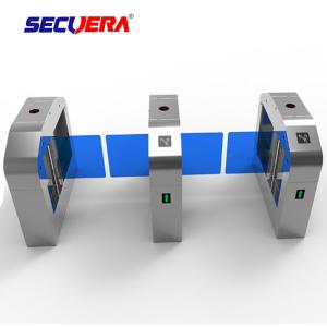 Smart Speed Pedestrian Control Electronic Flap Barrier Gate Glass Turnstiles