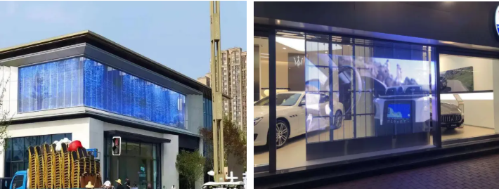 Ultra Slim Transparent Indoor Outdoor Led Advertising Board Screen Display