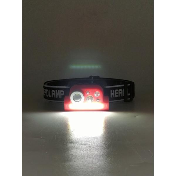 Plastic Battery COB LED Head Lamp Rechargeable With Gesture Wave Sensor