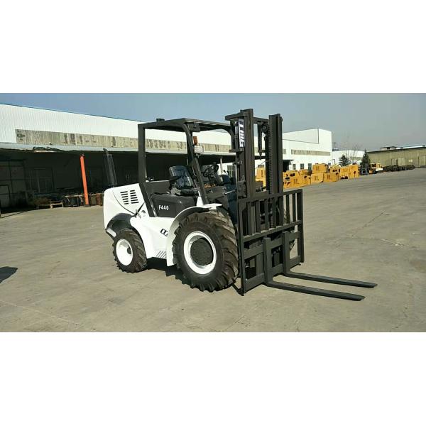 LTMG 4 ton forklift 2WD 4WD rough terrain forklift with triplex full free mast