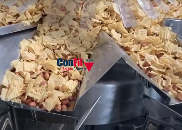 Quality Multihead Weigher Packing Machine for Extruded Sanck Corn Snack High Speed Packaging System for sale