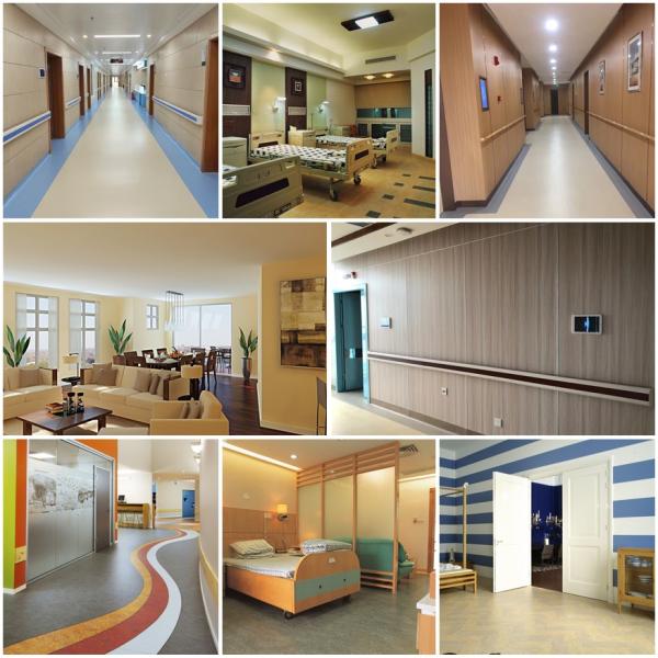 Waterproof PVC Wooden Cladding Bamboo Wood Effect Cladding Sheets