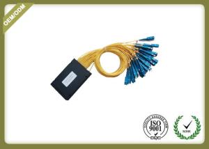 ABS Cassette Type 1x32 Optic Fiber PLC Splitter Module With SC / UPC Connector