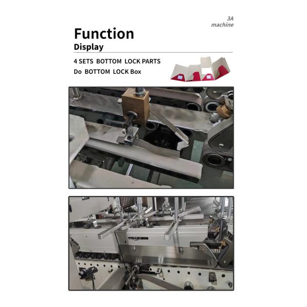 CQT-900 Automatic Adhesive Head Spray Gun Folder Gluer Machine for Box Folding and Gluing