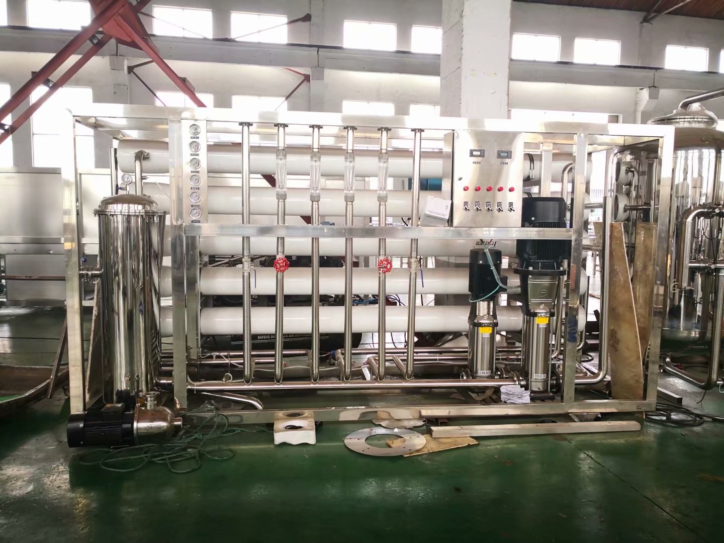 5000L/Hour 10.5MPa Reverse Osmosis Water Filtration System Membrane Process