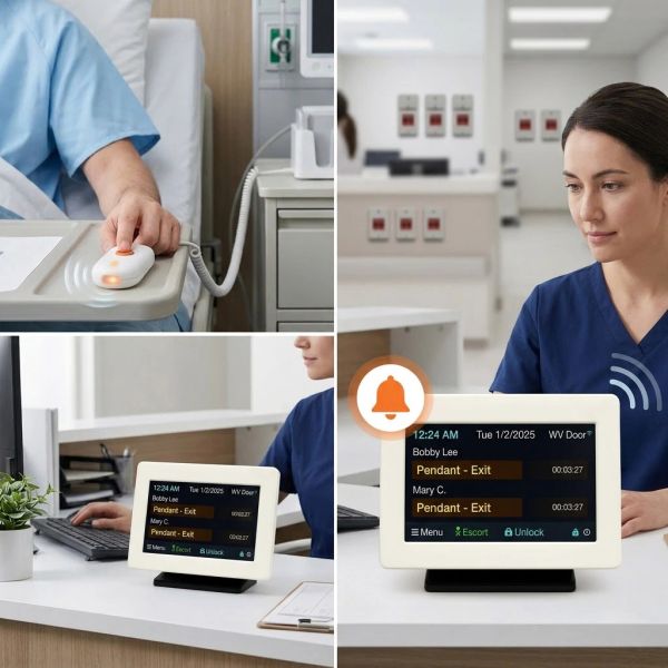 Qtenboard Hospital Information Kiosk One-Key Nurse Call