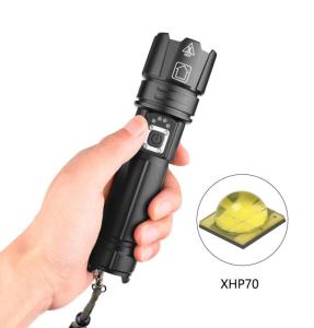 China High Lumens LED Torch Flashlight Rechargeable For Outdoor Activity wholesale