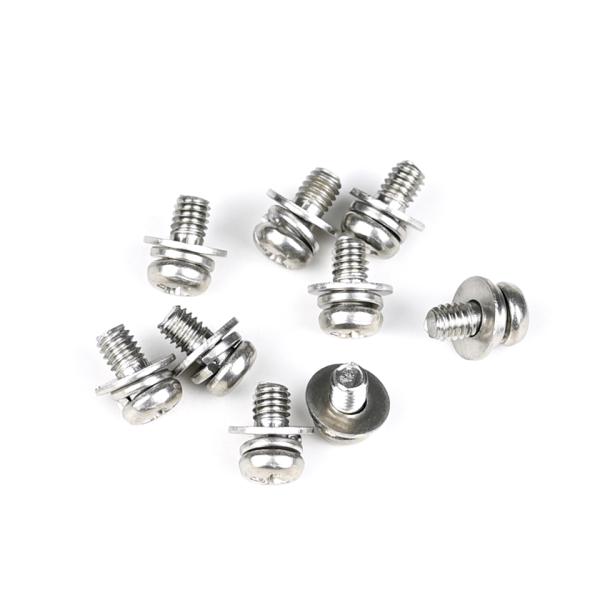 Stainless Steel 304 Phillips M4x12mm Pan Head Machine Screws for Building Renovation