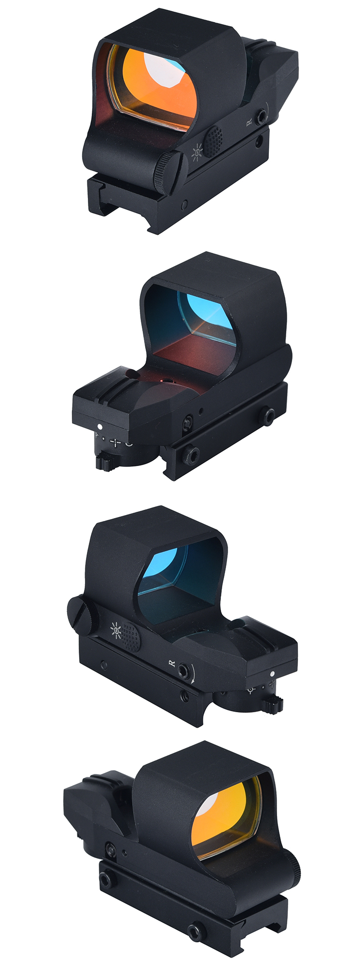 Accessories Holographic Sight Red Dot Scope with Durable Material and 20mm Base Width