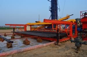 China Oil Pipeline Automatic Lifting Stacking And Discharging Machine For Oil Well Maintenance wholesale