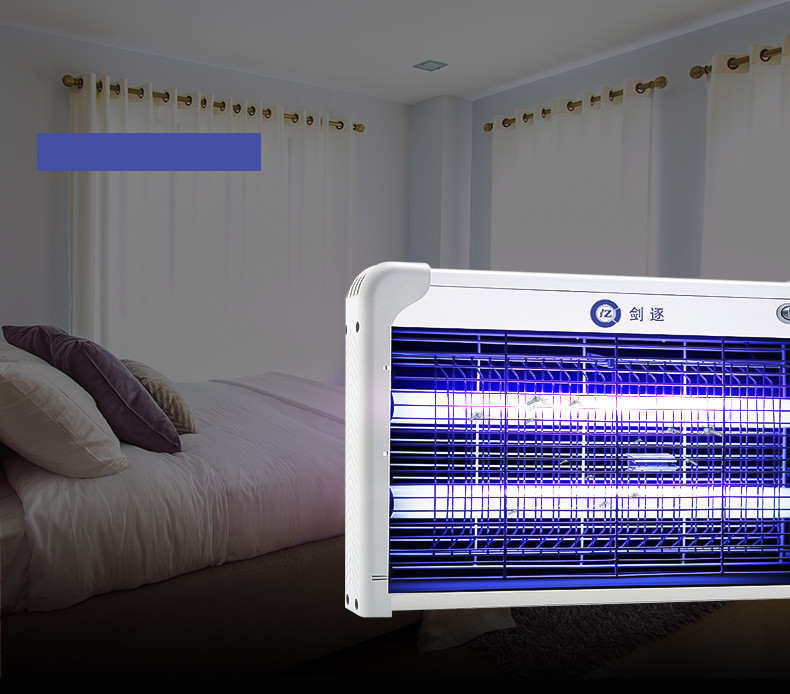 Electric Mosquito Insect Zapper Killer with Trap Lamp Alu. /PP frame