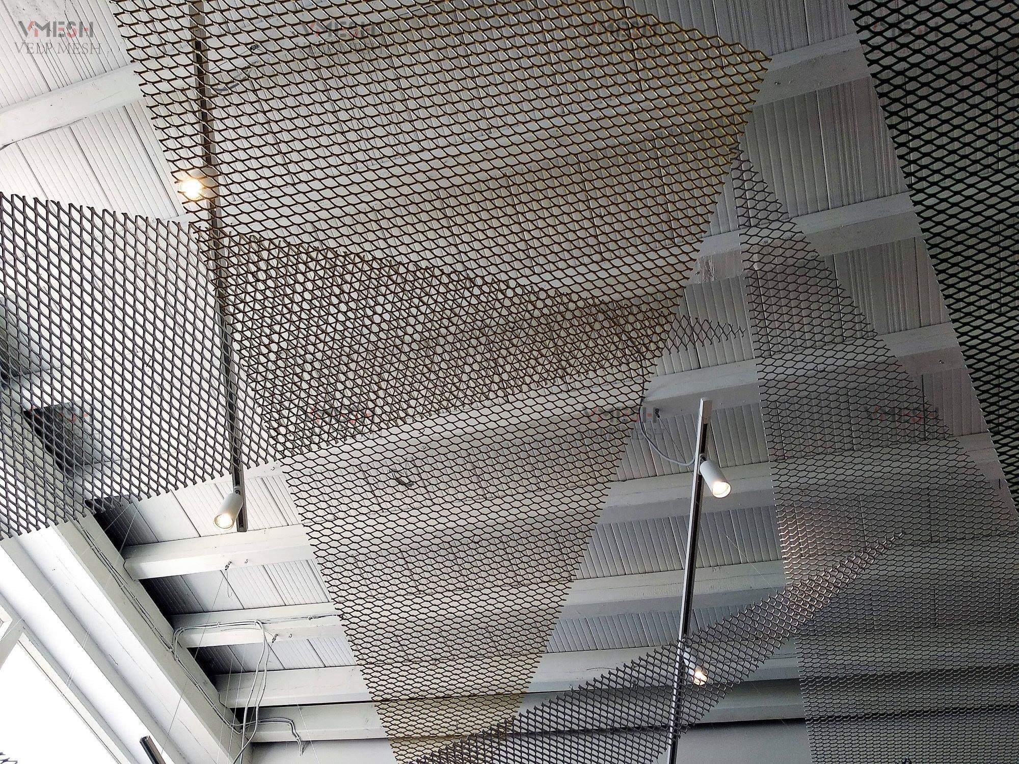 Golden Silver Black Metal Aluminum Expanded Mesh Net Cloth Screen Netting