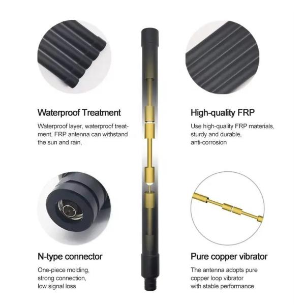 1.5g 32mm Diameter Drone Detector Outdoor Omnidirectional Antenna Waterproof