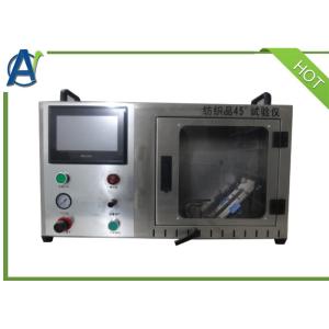 China ASTM D 1230 Textile Flammability Test Equipment Under 45 ° Combustion on sale