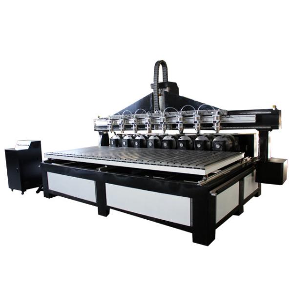 Quality 8 head 8 rotary axis woodworking cnc router machine for non-metal for sale