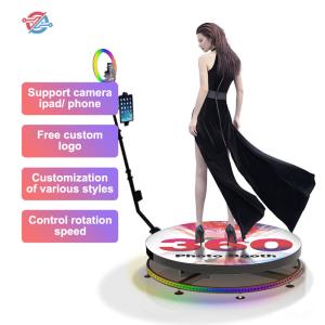 China App Control 360 Photo Booth Wireless Automatic Rotating Slow Motion Machine wholesale