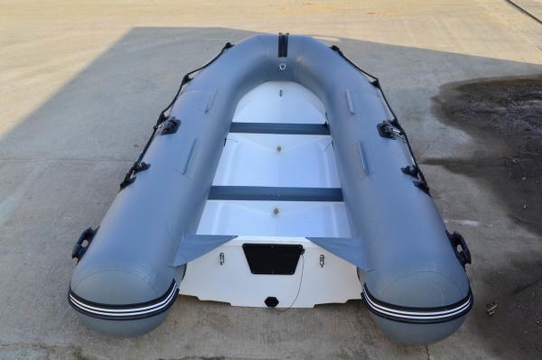 Quality Dimensional Stability Folding Rigid Inflatable Boat 3M Hypalon With Seats for sale