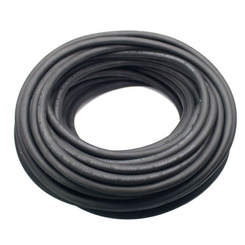 Industrial Electric Wiring Water Proof Cable Tower 60C Heat Resistant Copper Rubber Heavy Duty Ho7rn F-single or 2 Core