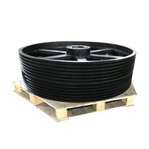 China Iron Large V Belt Pulley for Power Transmission Customized by Sand Casting Specialist wholesale