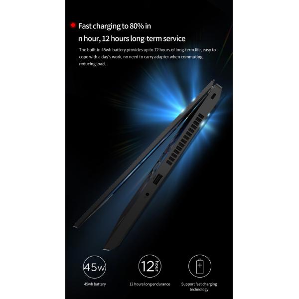 14" 1920x1080 IPS Intel N4120 Windows Linux Notebook Laptop