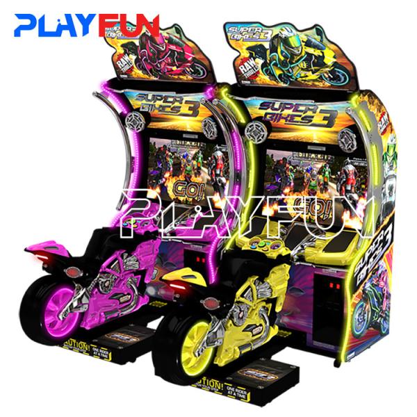 Quality Unis super bike 3 coin operated game machine motor racing game video game machine for sale