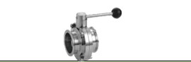 Clamp Butterfly Valve with Pull Handle Arm