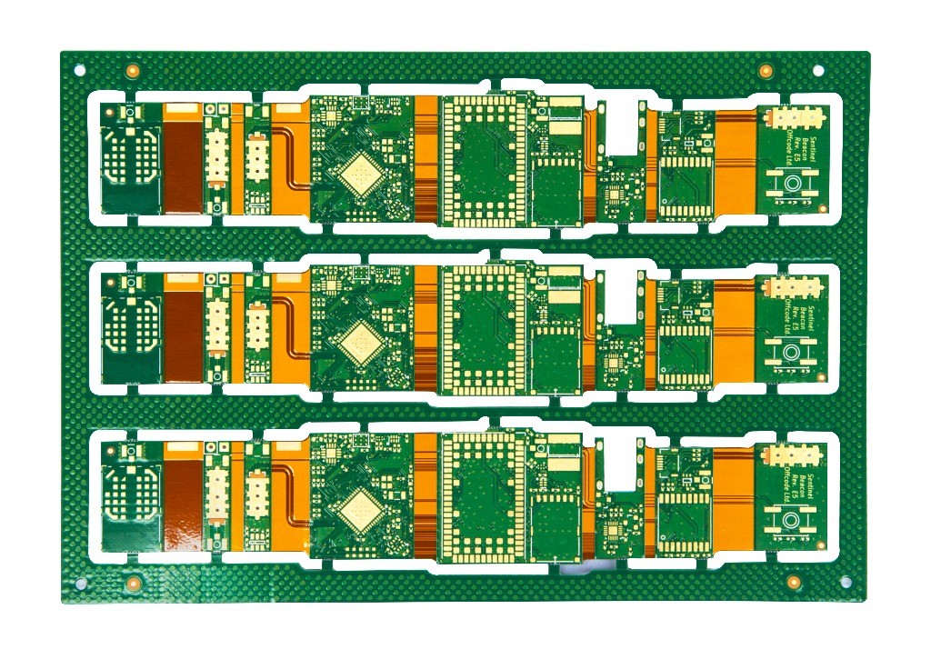 Multilayer Rigid Flex Printed Circuit Board , Rigid Flex Board For Car Display