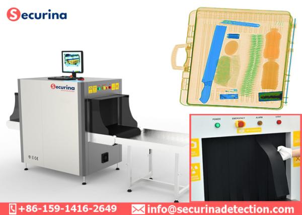 38-40AWG Resolution X Ray Baggage Scanner Machine 140KV With Color Scanning