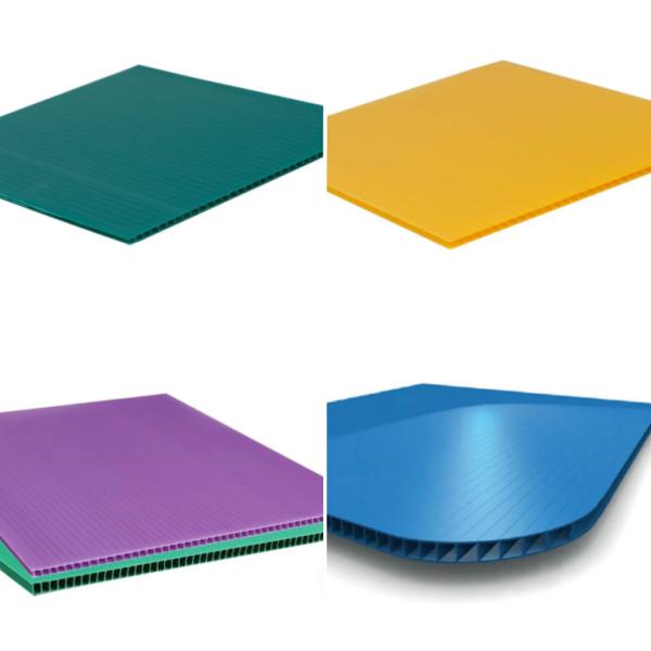 1.5-12mm Coroplast PP Hollow Sheet Polypropylene Hollow Board For Paints Inks