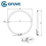 GFUVE FQ-RCT02 Rogowski Coil Flexible Current Probe 6000A AC Sensor 0.2%