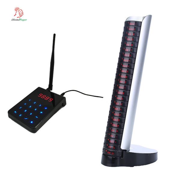 Quality New arrival high quality battery protect tech wireless coaster pager system 1 keypad with 25 pagers for sale