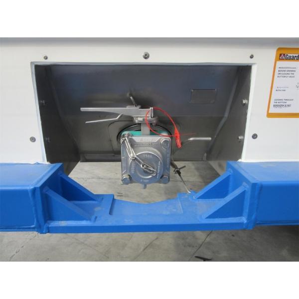 500mm Manhole 3'' BSP SS316 Bottom Discharge Butterfly Valve for Plastic Documents Holder ISO Tank Container