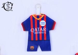 Soccer Fans Car Decoration Items Window Mini Jersey With Sucker Hanger Promotion Gifts