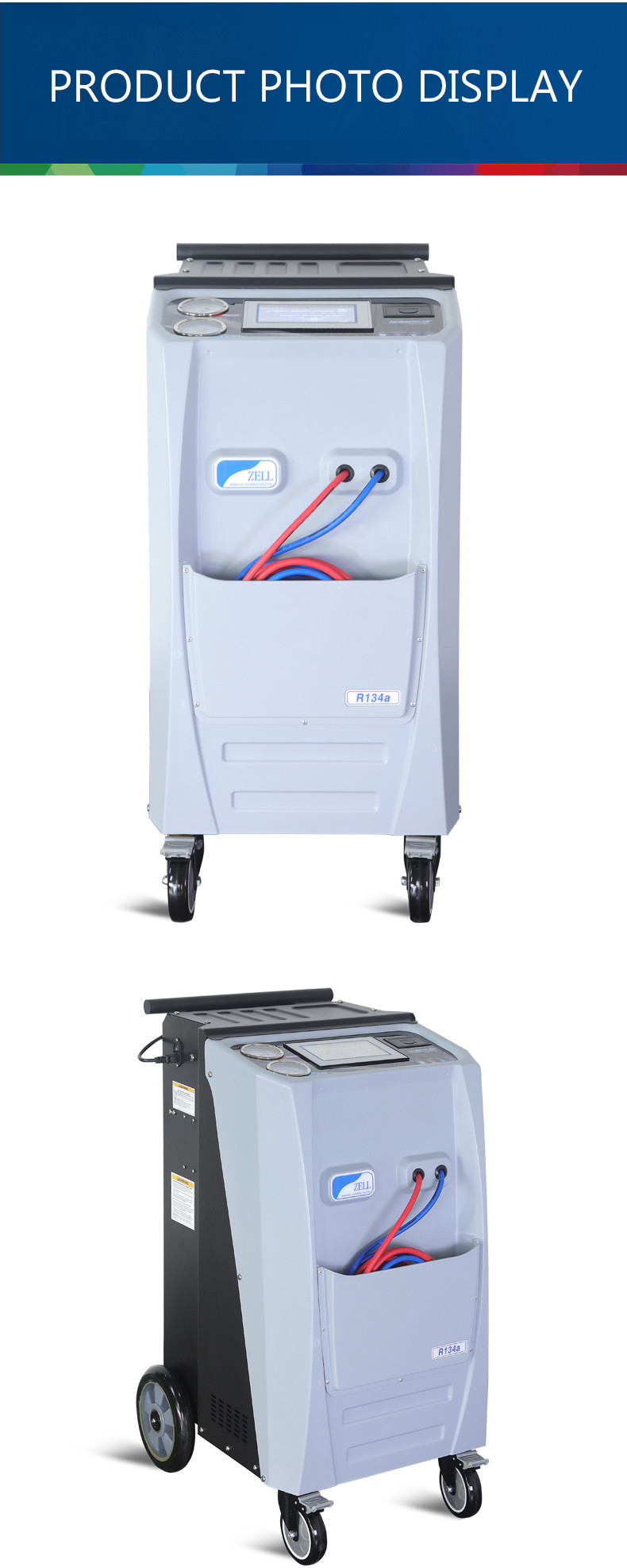 Auto AC Recharge 134a Recovery Machine 2Stage 80Kg