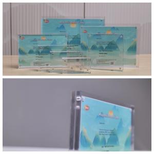 Clear Transparent Picture Magnetic Acrylic Photo Frame Poster Display Stand