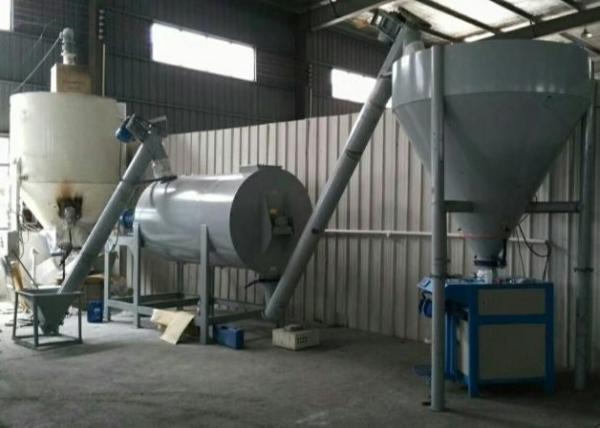 Quality High Output Dry Powder Mixer Machine / Horizontal Screw Mixer Low Noise for sale