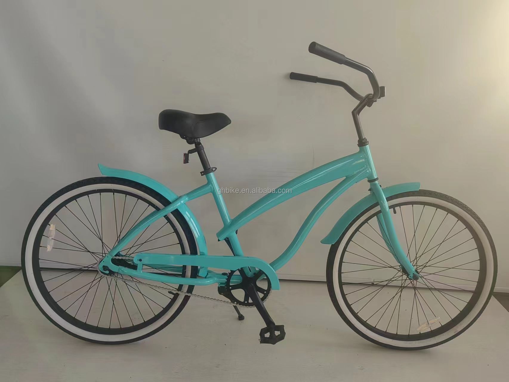 26" Aluminum Frame Single Gear Hybrid Women's Beach Cruiser Bike 2024 Non-Rear Damper