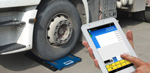 WWSCRF Waterproof Keyboard 1500kg Axle Weighing Scales