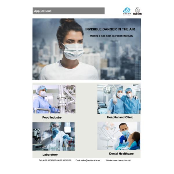 EN14683 3Ply Disposable Medical Face Mask For Adult Protection