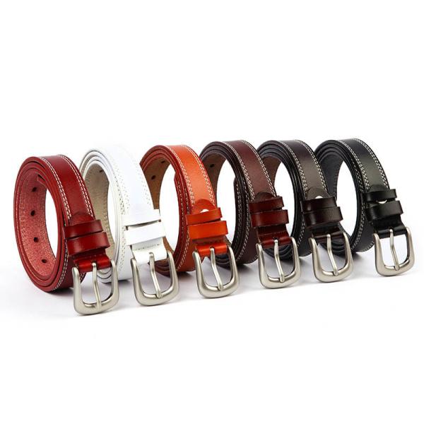 2.5cm Wide Woman Fake Leather Belt Ladies 135cm Jeans