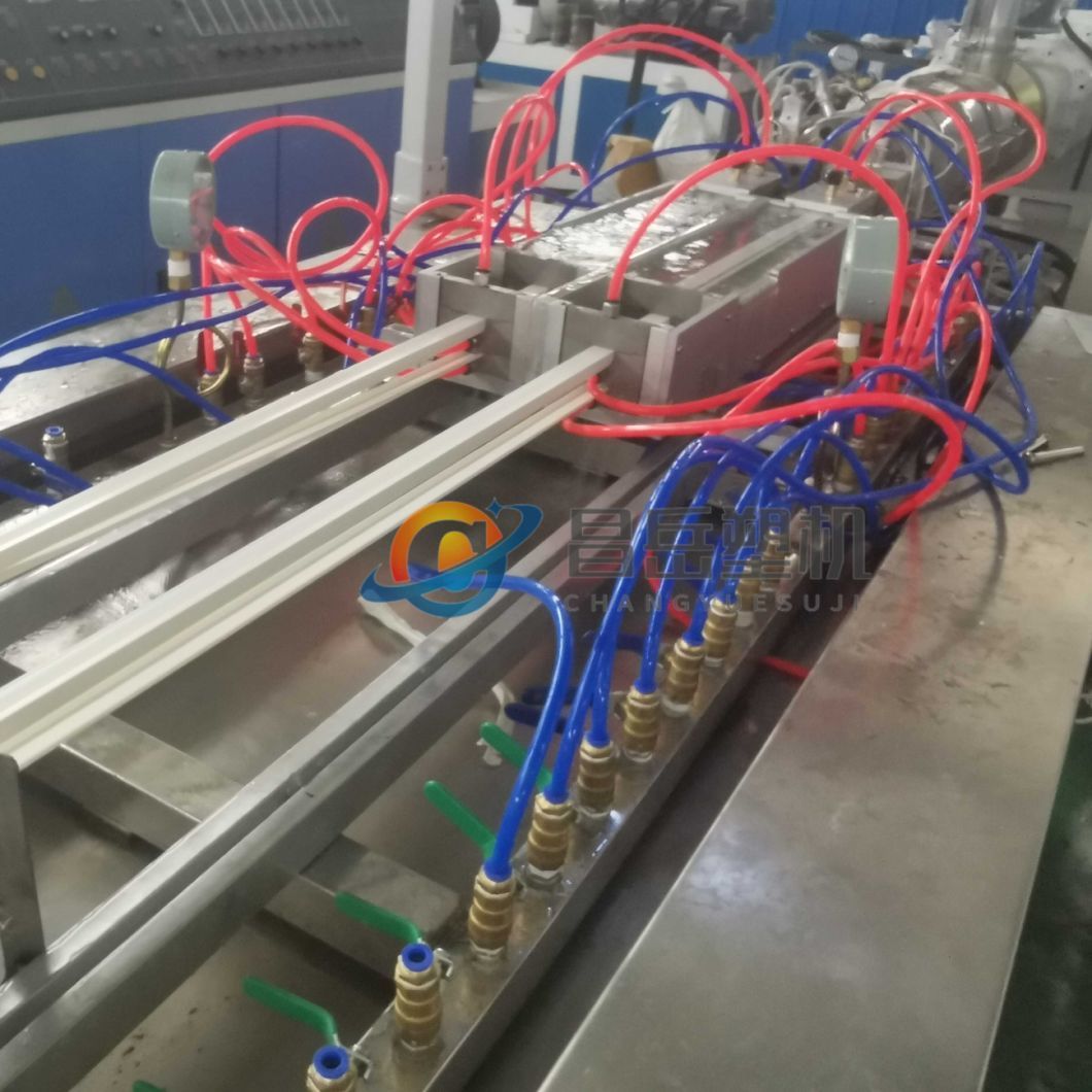 PVC/PP/PE Profile Plastic Making Machine Production Line