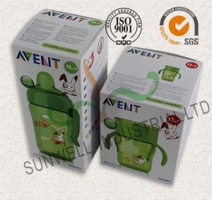 China Milk Bottle Colored Corrugated Packaging Boxes , Custom Sized Cardboard Boxes wholesale