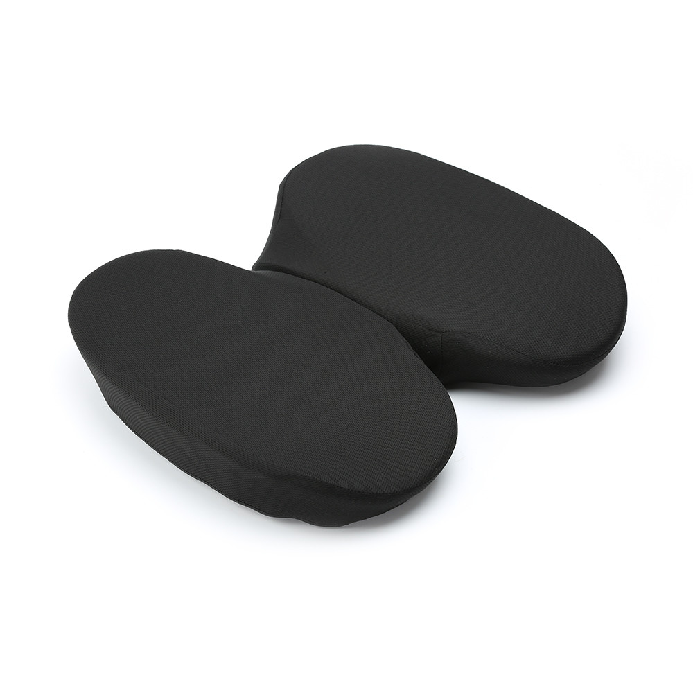 Fodable Plain Memory Foam Seat Cushion For Office And Car Use , Black