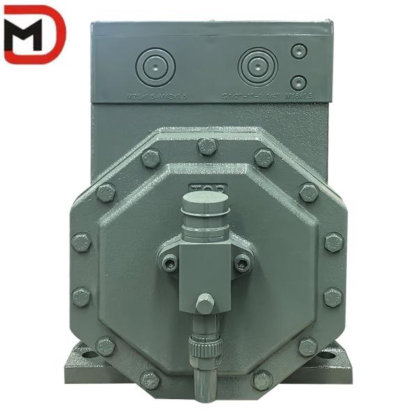 Quality Single / Three-phase Semi Hermetic Compressors Mineral / Synthetic Oil Type With 2 4 6 Cylinders for sale