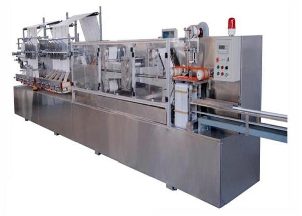 Quality Full Automatic Packing Machine Wet Wipes Making Machine 12000x3000x1800 Mm for sale
