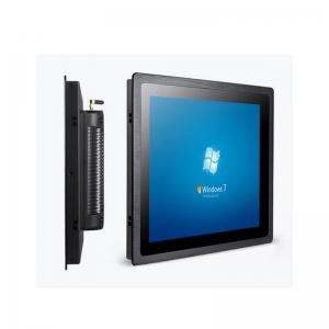 All In One Fanless Embedded Industrial Computer J1900 Outdoor Kiosk Touch Panel Pc 2 COM 17 Inch